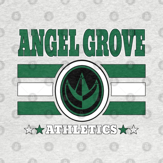 Angel Grove Athletics - Green by Vitalitee